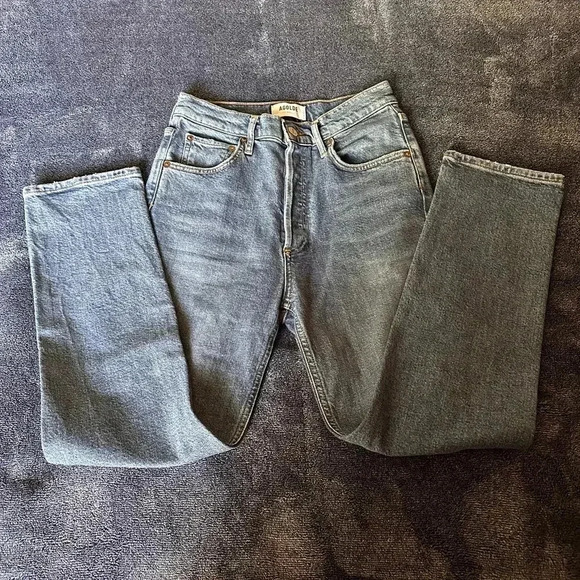AGOLDE Riley High Rise Straight Jeans size 26 - Picture 2 of 11